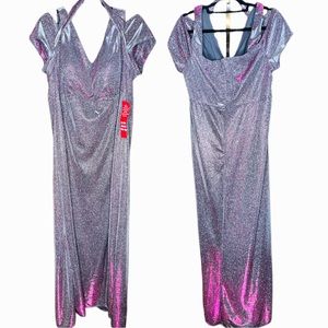 NW Nightway Iridescent Gown NWT